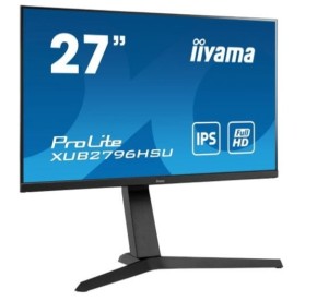 IIYAMA Monitor 27 cali XUB2796QSU-B1,IPS,QHD,IPS,1ms,HDMI,DP,FreeSync,USB