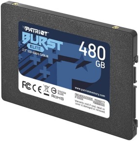 Patriot Burst Elite 480GB 450/320MB/s SATA III 2.5 Dysk SSD PBE480GS25SSDR