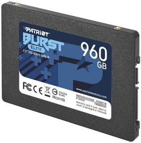 Patriot 960GB Burst Elite 450/320MB/s SATA III 2.5 Dysk SSD PBE960GS25SSDR
