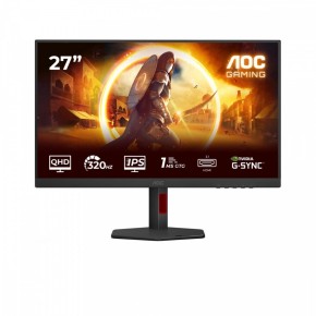 AOC Monitor 27 cali Q27G4SRU Fast IPS 320Hz HDMIx2 DP Pivot Głośniki