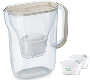 Brita Dzbanek filtrujący Style Essential 2.4l + 2 wkłady, piaskowy