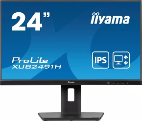 IIYAMA Monitor 23.8 cala X2491H-B1 IPS,HDMI,DP,1ms,350cd/m2, 1500:1,120Hz