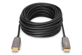 Digitus Kabel połączeniowy hybrydowy HDMI AOC | HDMI-A męski-męski | HDMI 2.1 | UHD-2 8K@60Hz | 48Gbps |HDR, eARC, HDCP 2.2, CEC | 20m