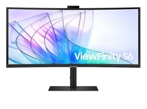 Samsung Monitor 34 cale LS34C652VAUXEN VA 3440x1440 UWQHD 21:9 1xHDMI 1xDP 1xUSB-C (90W) 2xUSB 3.0 LAN (RJ45) 5ms HAS Webcam głośniki zakrzywiony 3yrs