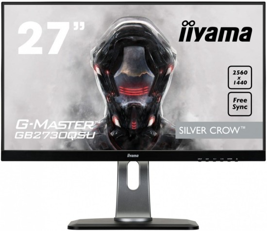 IIYAMA Monitor 27 GB2730QSU-B1 WQHD,75Hz,USB,HDMI,DP,PIVOT,1MS.