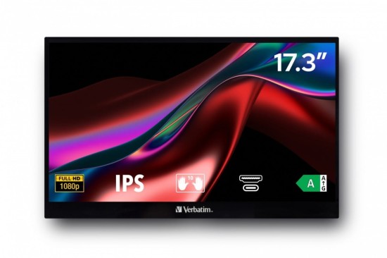 Verbatim Monitor dotykowy PMT-17 Full HD Portable