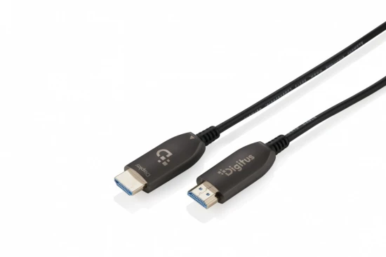 Digitus Kabel połączeniowy hybrydowy HDMI AOC | HDMI-A męski-męski | HDMI 2.1 | UHD-2 8K@60Hz | 48Gbps |HDR, eARC, HDCP 2.2, CEC | 50m
