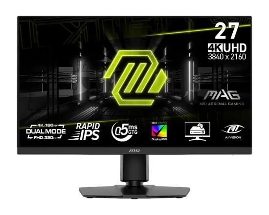 MSI Monitor 27 cali MAG 272URDF E16 UHD/FLAT/160Hz/czarny