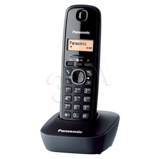 Telefon stacjonarny Panasonic KX-TG1611PDH (kolor czarny)
