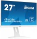 IIYAMA Monitor 27 XUB2792QSU-W1 IPS,WQHD,PIVOT,HDMI,DP,USB, BIALY.