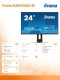 IIYAMA Monitor 23.8 cala XUB2493QSU-B1 IPS,QHD,HDMI,DP,USB3.0,2x2W,PIVOT