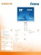 IIYAMA Monitor 19 cali B1980D-W1 DVI/VGA/5:4/PIVOT/HAS/ACR/VESA