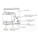 Feel-Maestro Robot planetarny z misą 4L, 1000W  MR-560