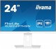 IIYAMA Monitor 24 cale XUB2497HSN-W2 IPS, USB-C Dock, HDMI, DP, 300cd, Pivot, HAS, biały