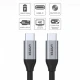 Unitek Kabel USB-C - USB-C PD, 10Gbps, 4K60Hz, 1m, M/M; C14082ABK