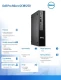 Dell Komputer Pro Micro QCM1250 Win11Pro U7 265T/16GB/512GB/INT/WLAN+BT/KB/90W/TPM/3Y ProSupport