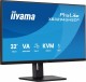 IIYAMA Monitor 31,5 cala XB3294UHSCP-B1.4K,VA,2xHDMI,DP,USB-C dock 95W, PIP,RJ45, 400cd, 2ms, 4xUSB, KVM,Sync,2x5W, HAS (150) PIVOT,