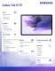 Samsung Tablet Galaxy Tab S7 FE 12,4 T736 5G 6/128GB Czarny