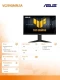Asus Monitor 24.5 cala VG259QMRL5A IPS 310Hz HDMIx2 DP głośniki