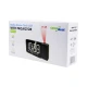 GreenBlue Radiobudzik cyfrowy LED GB172 radio FM, alarm, zegar 12/24, zasilanie USB 5V DC, CR2032