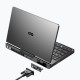Laptop GPD-Pocket-4 Ryzen 7 8840U/8" WQXGA (2560x1600) Touchscreen 144Hz IPS/x360/LAN/16GB/SSD 1TB/BT/BLKB/FPR/x360/Radeon 780M 3GB/Win 11 Graphite