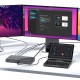 Laptop GPD-Pocket-4 Ryzen 7 8840U/8" WQXGA (2560x1600) Touchscreen 144Hz IPS/x360/LAN/16GB/SSD 1TB/BT/BLKB/FPR/x360/Radeon 780M 3GB/Win 11 Graphite