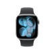 Apple Watch Series 11 GPS + Cellular 42mm Aluminiowa koperta w kolorze gwiezdnej szarości z czarnym paskiem sportowym - S/M (MF8A4ZR/A)