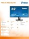 IIYAMA Monitor 32 cale XB3270QS-B5 IPS,WQHD,HDMI,DP,DVI,HAS(150mm)