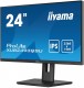 IIYAMA Monitor 23.8 cala XUB2493QSU-B5 IPS,QHD,HDMI,DP,HAS(150mm),2x2W,USB3.0