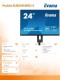 IIYAMA Monitor 24.1 cala XUB2495WSU-B5 IPS,16:10,HAS(150mm),4xUSB
