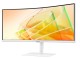 Samsung Monitor 34 cale ViewFinity S6 VA 3440x1440 UWQHD 21:9 1xHDMI 1xDP 2xTB 4.0(90W/15W) 3xUSB 3.0 LAN(RJ45) 5ms 100Hz HAS+PIV zakrzyw. gł. biały 3