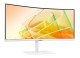 Samsung Monitor 34 cale ViewFinity S6 VA 3440x1440 UWQHD 21:9 1xHDMI 1xDP 2xTB 4.0(90W/15W) 3xUSB 3.0 LAN(RJ45) 5ms 100Hz HAS+PIV zakrzyw. gł. biały 3