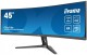 IIYAMA Monitor 44.5 cala XCB4594DQSN-B1 VA,DQHD,165HZ,USB-C-DOCK,RJ45,32:9,1500R,450cd/m2,3000:1,0.8ms,3xUSB,2xHDMI,1xDP,2x3W,PowerDelivery-90W
