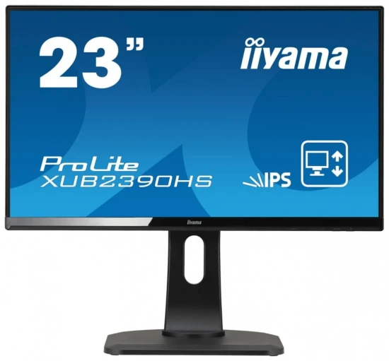 IIYAMA Monitor 23 XUB2390HS-B1 IPS DVI, HDMI, Głośniki, Pivot, HAS