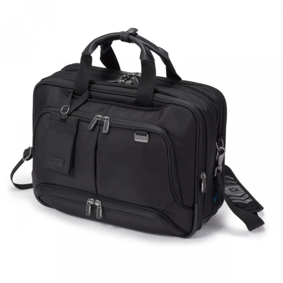 DICOTA Top Traveller Twin PRO 14-15.6" czarny (notebook, drukarka, projektor)