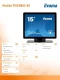 IIYAMA Monitor 15 T1521MSC-B1 POJEMNOŚCIOWY 10PKT.,TN,7H