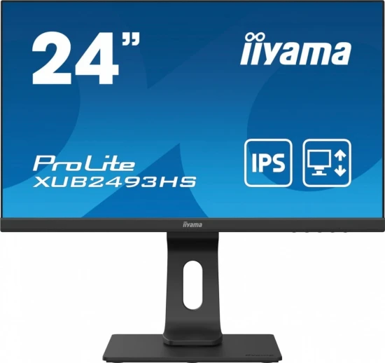 IIYAMA Monitor 24 cale XUB2493HS-B4 IPS, HDMI, DP, VGA, 2x2W, HAS