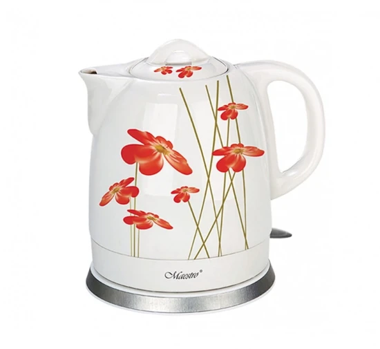 Feel-Maestro Ceramiczny czajnik elektryczny 1,5l  1200W  MR-066-RED