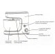 Feel-Maestro Robot planetarny z misą 4L, 1000W  MR-560