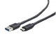 Gembird Kabel USB Type-C(M)-AM 3.0 1m czarny