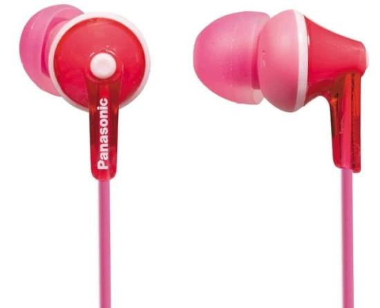 Panasonic  Słuchawki douszne RP-HJE125 różowe
