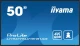 IIYAMA Monitor 50 cali LH5075UHS-B1AG,24/7,VA,ANDROID.11,4K,3xHDMI,DP,RJ45,  2xUSB,2x10W