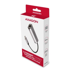 AXAGON ADE-25RC Karta sieciowa 2.5 Gigabit Ethernet, Realtek 8156, USB-C 3