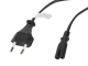 Lanberg Kabel zasilający EURO (radiowy) CEE 7/16 - IEC 320 C7 1.8M       czarny