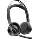 POLY Zestaw słuchawkowy Voyager Focus 2  certyfikatem Microsoft Teams USB-C-C z podstawką ładującą, przejściówka USB-C/A 9T9J6AA