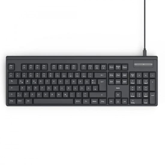 Hama Klawiatura CK-100 przewodowa Czarna