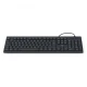 Hama Klawiatura CK-100 przewodowa Czarna