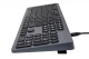 Hama Klawiatura CK-400 przewodowa Czarno-szara