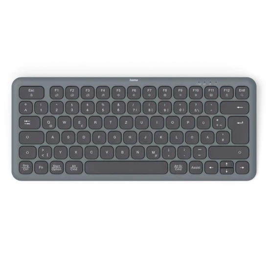 Hama Klawiatura WK-500 multi device Czarno-szara