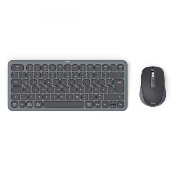 Hama Zestaw klawiatura i mysz WKM-500 Czarno-szara